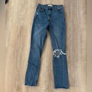 Abercrombie & Fitch The 90s Slim Straight Leg Jeans